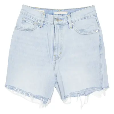 LEVI'S Mom Shorts Womens Denim Shorts Blue XS W26