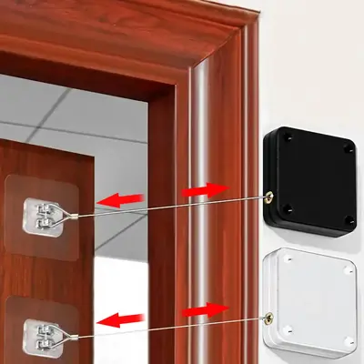 Automatic Sensor Door Closer, Punch Free Automatic Door Closer, Multifunctional Door Closer for Home, Office, Hotel, Dormitor...