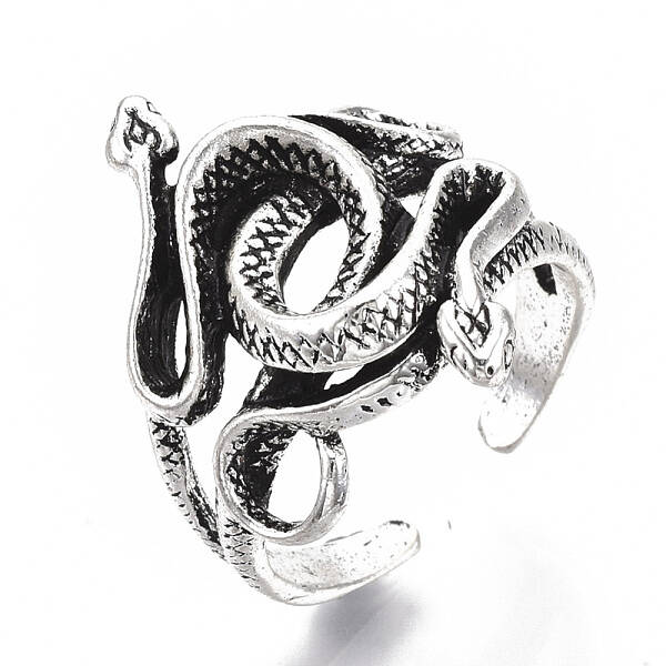 Tibetan Style Alloy Cuff Finger Rings