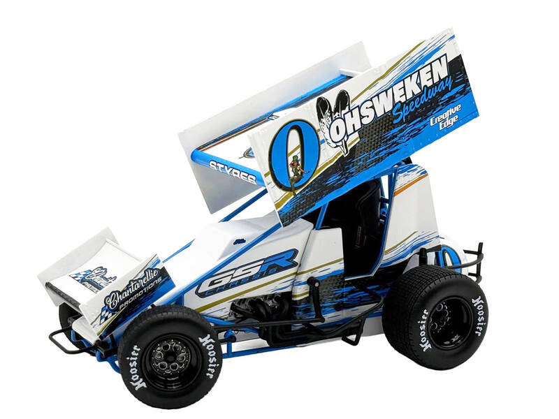 Winged Sprint Car #0 Glenn Styres GSR Chassis - Ohsweken Speedway (2026) 1/18 Diecast Model Car by ACME