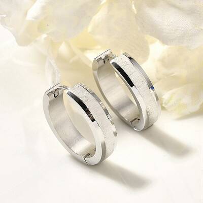 304 Stainless Steel Hoop Earrings for Women