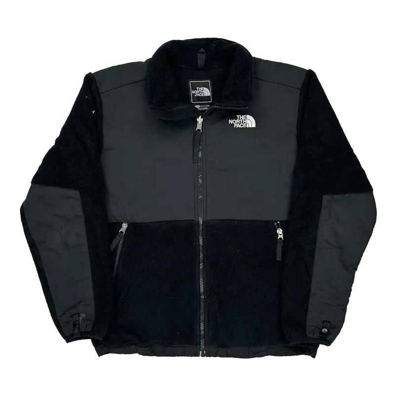 Age 10-12 The North Face Fleece Jacket - Large Black Polyester