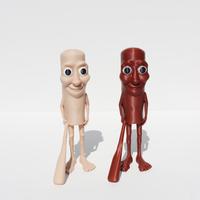 3D Printed - Tung Tung Tung Sahur Figurine