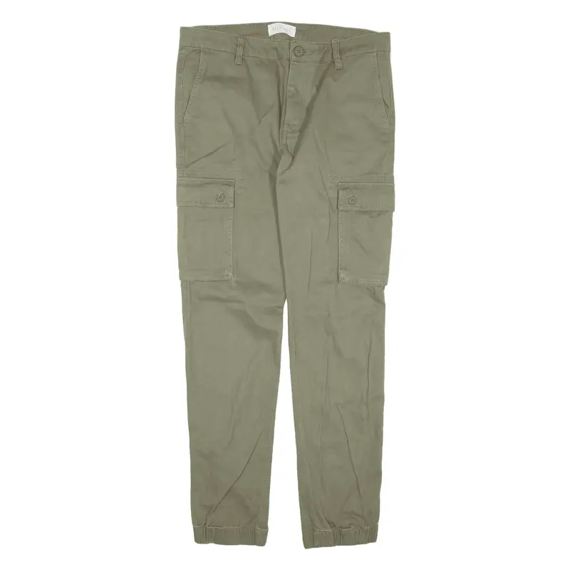 PIER ONE Cargo Trousers Green Slim Skinny Womens W31 L30