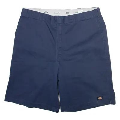 DICKIES Mens Workwear Shorts Blue Loose 2XL W46