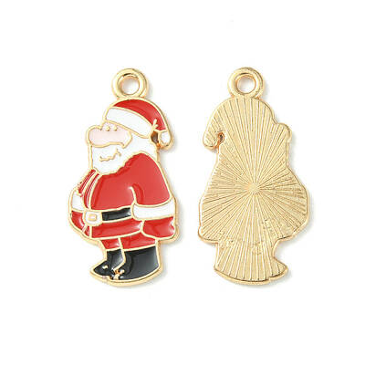Christmas Alloy Enamel Pendants