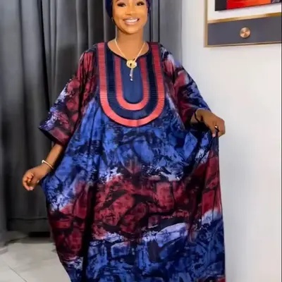 Dress - Vintage 3/4 Sleeve Loose Maxi Length, Women's Clothing