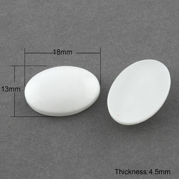 Spray Painted Glass Cabochons