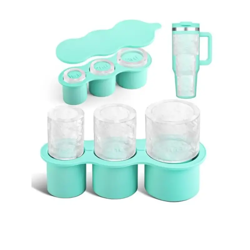 Ice Cube Tray for Stanley Cup Tumbler, Hot Water Required for Easy Ice Release, Kitchen Utensils ice cube Mug mold Summer, Mo...