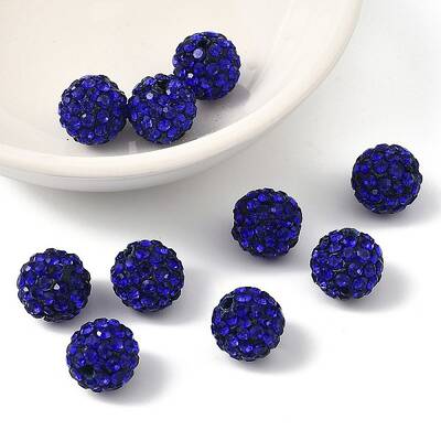 Pave Disco Ball Beads