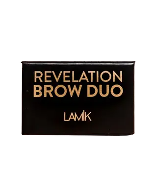 Revelation Brow Duo | Brow Color: Soft Black Brow Powder | Sculpting Creme: Glorious