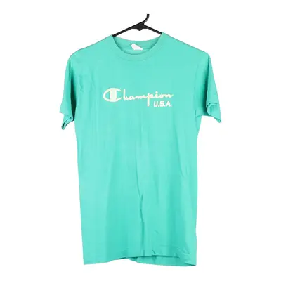 Bootleg Champion T-Shirt - Medium Green Cotton