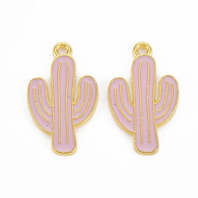 Rack Plating Alloy Enamel Pendants