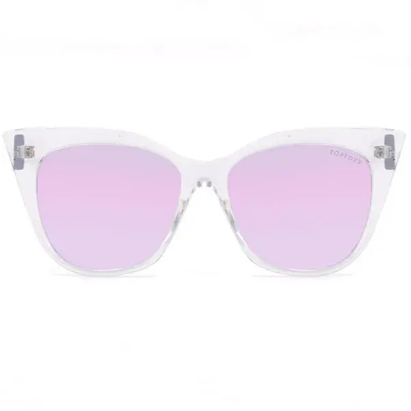 Venice Cateye - Clear Purple - Prescription | Color: Clear Purple | Size: OS