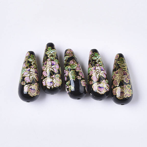 Printed Opaque Resin Beads
