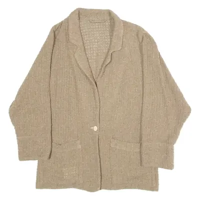 ELKONT EUROPE Womens Blazer Coat Brown M