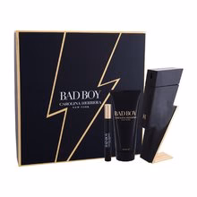 Carolina herrera Bad Boy gift set eau de toilette 100 ml, shower gel 100 ml and 10 ml miniature