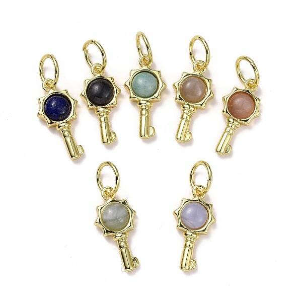 Natural Mixed Gemstone Pendants