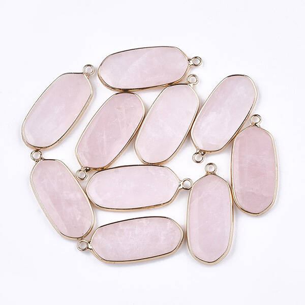 Natural Rose Quartz Pendants