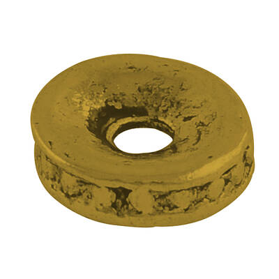 Donut Alloy Spacer Beads