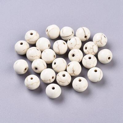 Synthetic Magnesite Beads