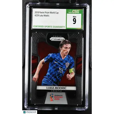Luka Modric CGC 2018 Prizm World Cup #229 Soccer 9