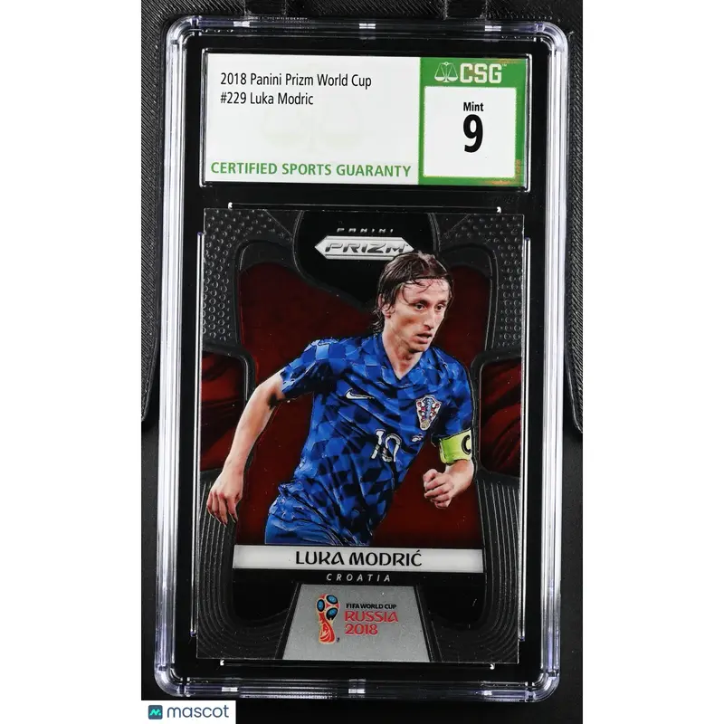 Luka Modric CGC 2018 Prizm World Cup #229 Soccer 9