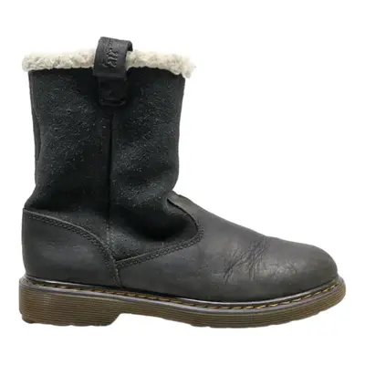 DR MARTENS Juney J Ankle Boots Black Leather Girls UK 3