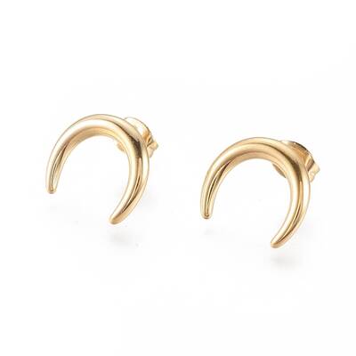 304 Stainless Steel Stud Earrings