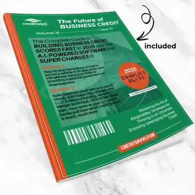 CreditSavvi The Future of Business Credit Volume 16 Issue 33 Soft Cover Book 90 Pages Complete Guide to Building Credit Score...