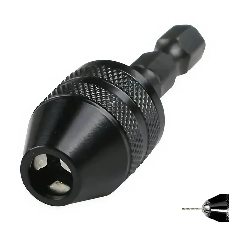 0.5-3.0mm Drill Chuck, Quick Release Keyless Drill Chuck, Hex Shank Adapter Converter, Tool Accessories