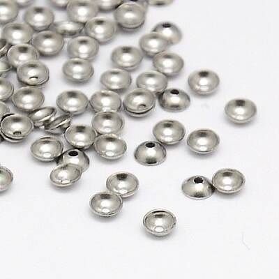 Tarnish Resistant 304 Stainless Steel Bead Caps