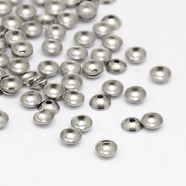 Tarnish Resistant 304 Stainless Steel Bead Caps