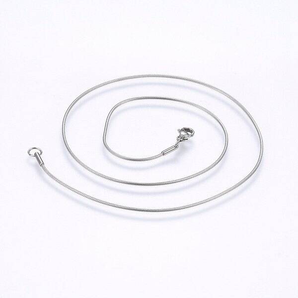 Non-Tarnish 304 Stainless Steel Snake Chain Necklaces