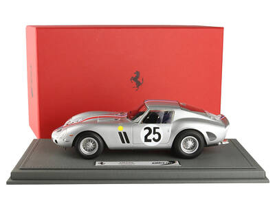 Ferrari 250 GTO #25 Elde - Pierre Dumay Night Version 24 Hours of Le Mans (1963) with DISPLAY CASE Limited Edition to 72 piec...