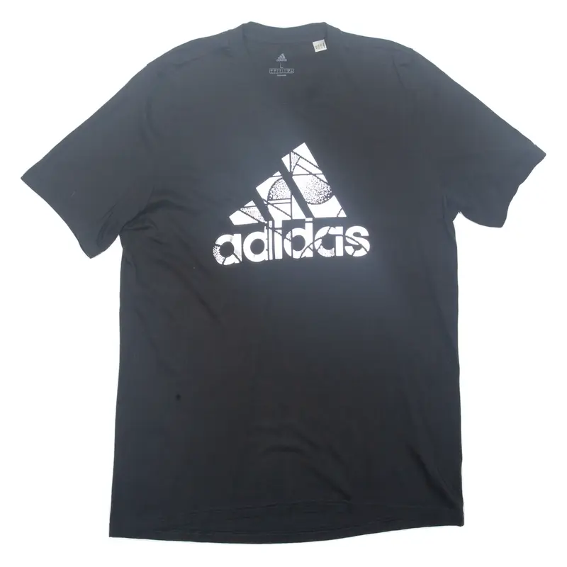 ADIDAS Mens T-Shirt Black L