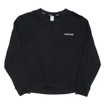 CALVIN KLEIN Sleepwear Womens Sweatshirt Black XL