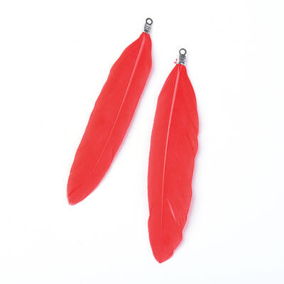 Goose Feather Pendants