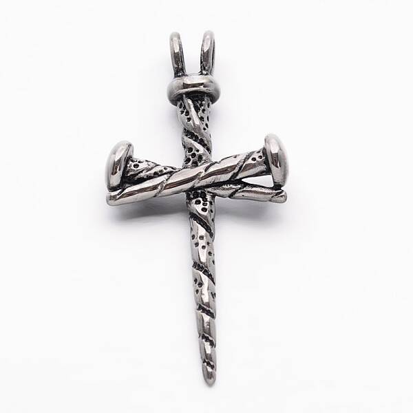 Retro 304 Stainless Steel Cross Gothic Pendants