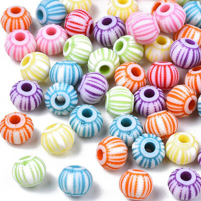 Opaque Acrylic Beads