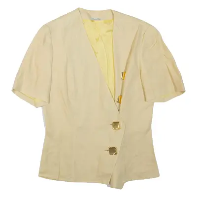Womens Blouse Beige V-Neck M
