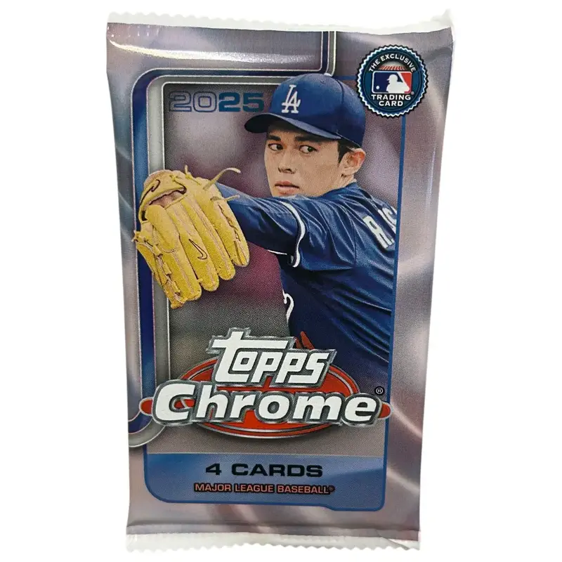 DIVISIONAL BREAK F243: Topps Chrome 2025 Blaster Pack MLB Baseball