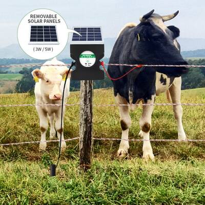 Electric Solar Fence Energizer Charger – High Voltage Pulse Controller, Anti-Theft, AC/DC Powered