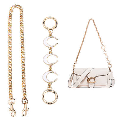 CHGCRAFT 30Inch Bag Extender Purse Chain Strap Detachable Moon Extenders Bag Extender Chain Moon Purse Chain for Handbags Sho...