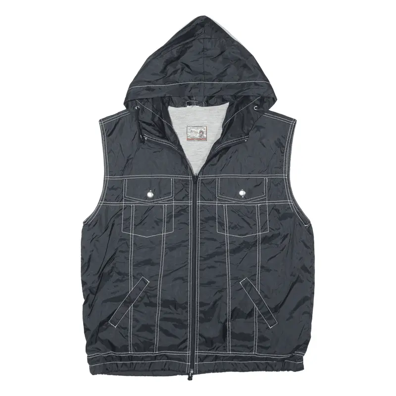 KEEP FUN Gilet Black 90s Mens L