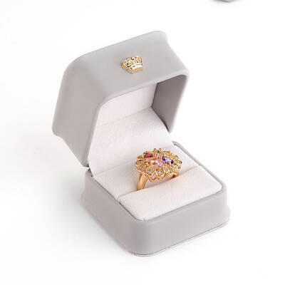 PU Leather Ring Gift Boxes