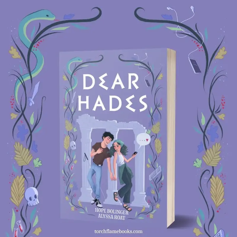 Dear Hades by Alyssa Roat and Hope Bolinger - Paperback Signed by Alyssa Roat - A Mythically Funny Romantic Comedy romance bo...
