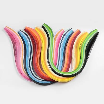 6 Colors Quilling Paper Strips