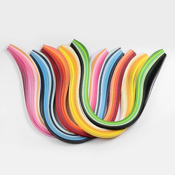 6 Colors Quilling Paper Strips