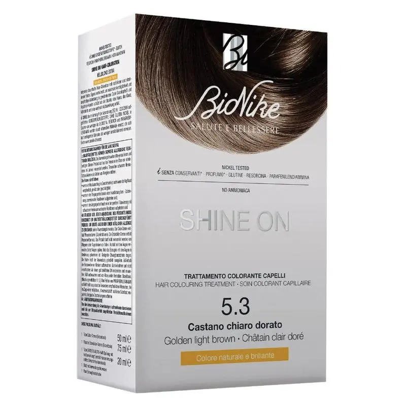Bionike Shine On Hair Coloring Treatment 5.3 Light Golden Brown